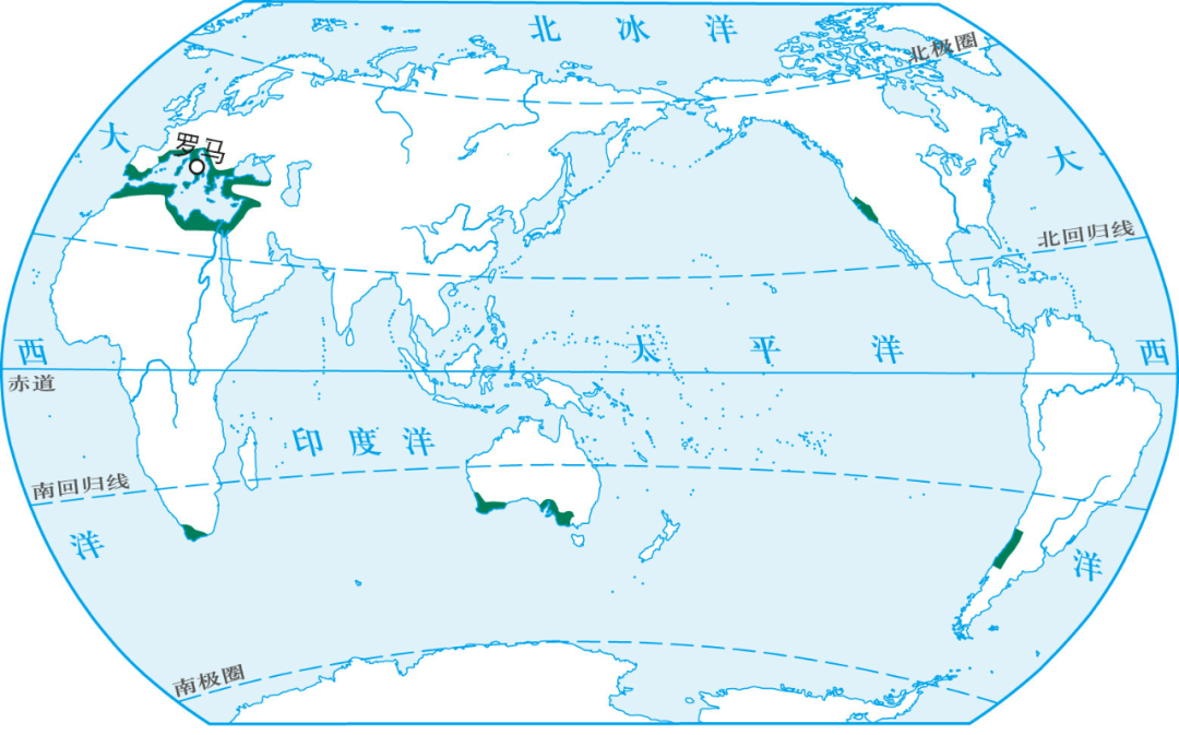 高中地理重要知識點彙總(位置,氣候篇)世界氣候類型分佈圖(高清)_澳門