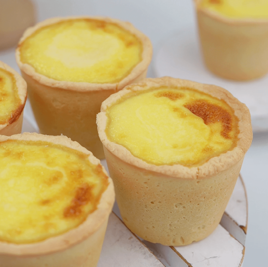 香浓又美味的芋泥麻薯蛋挞