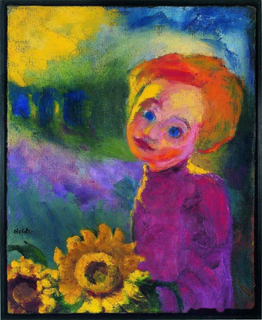 绘画欣赏——emil·nolde_埃米尔·诺尔德_教学_质感