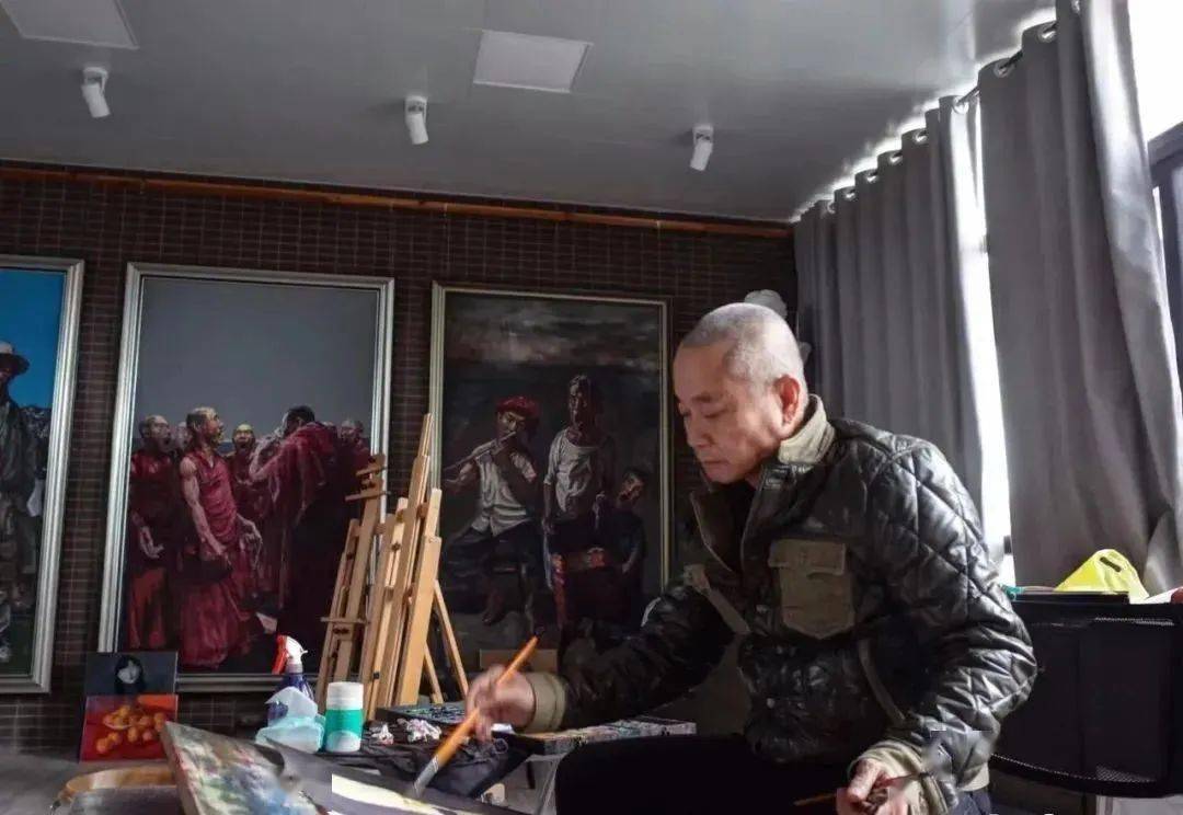 广美教授龙虎2022水彩景物新作