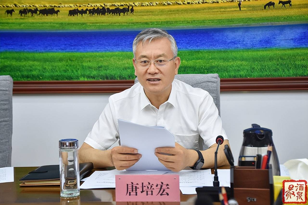 6月20日,酒泉市委副书记,市长,市行政复议体制改革领导小组组长唐培宏