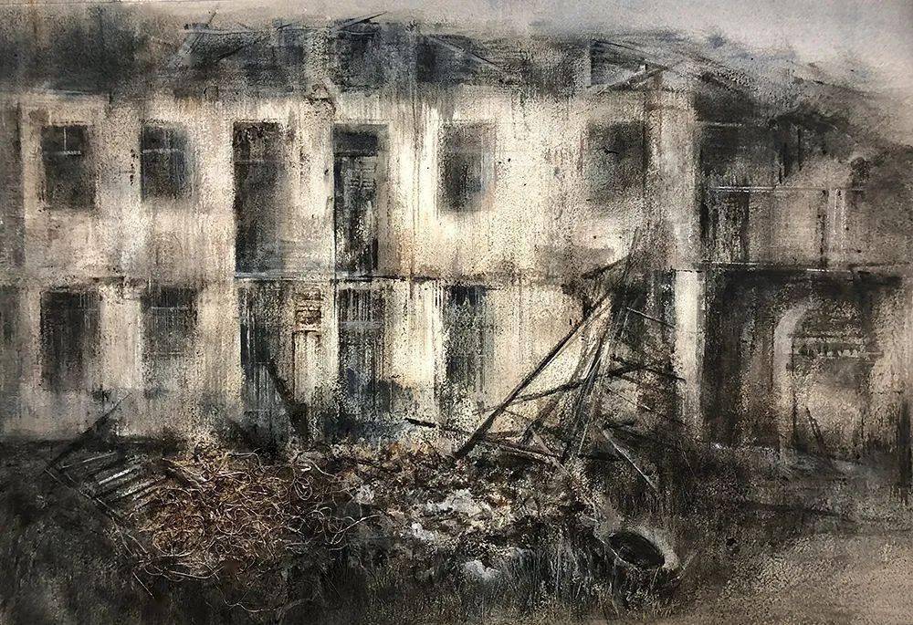 其他作品欣赏a:创作的灵感来自于德国艺术家安塞姆·基弗的废墟创作