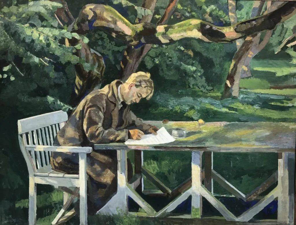 丹麦自然主义画家弗里茨·塞伯格油画作品欣赏_最好的_扎尔曼_艺术