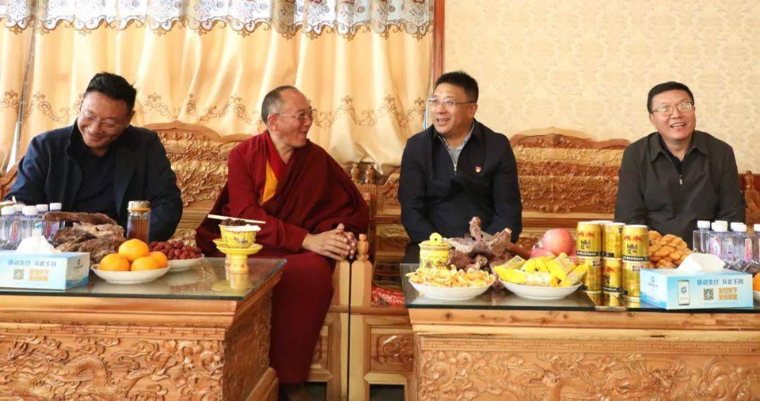 蔡成勇一行赴称多县调研寺院管理工作_宗教界_信教_群众