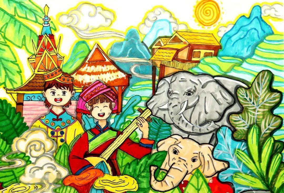 第六届云南省小学生野生动物绘画大赛获奖名单公布_教育_科普_自然