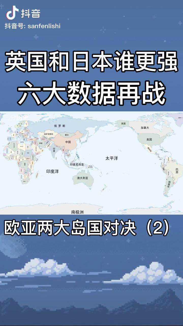 英国和日本谁更强?六大数据再战!欧洲和亚洲两大岛国的比拼.