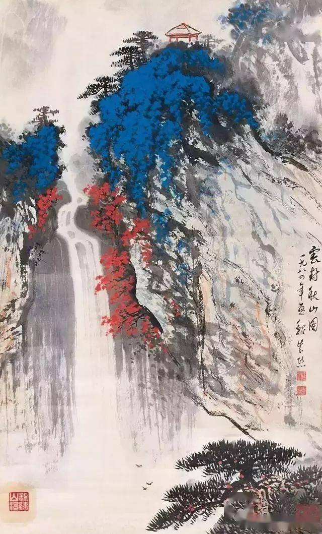 金陵大家魏紫熙山水画作品欣赏