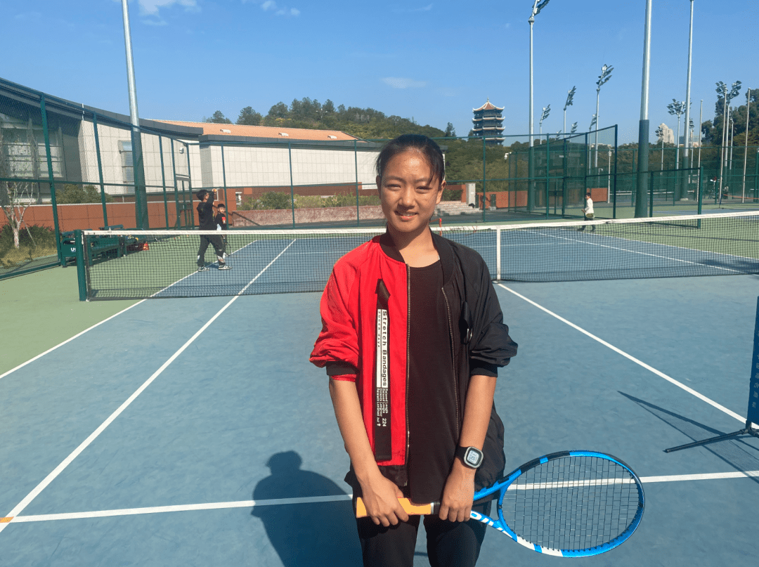 "00后"网球小将黄美丽将亮相省运会_晋江_王俊瑞_青少年部