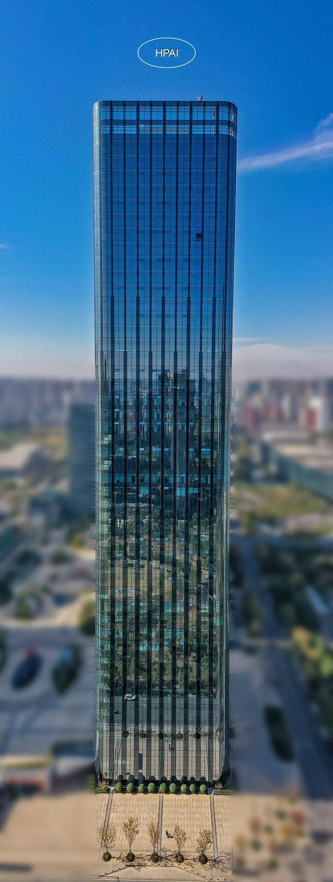 为合肥奔腾的城市天际线_高楼_写字楼_广电中心