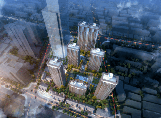 静安这个商办住新建项目恢复建设!总建筑面积19.9万平方米,来看效果图→_施工人员_街坊_工地