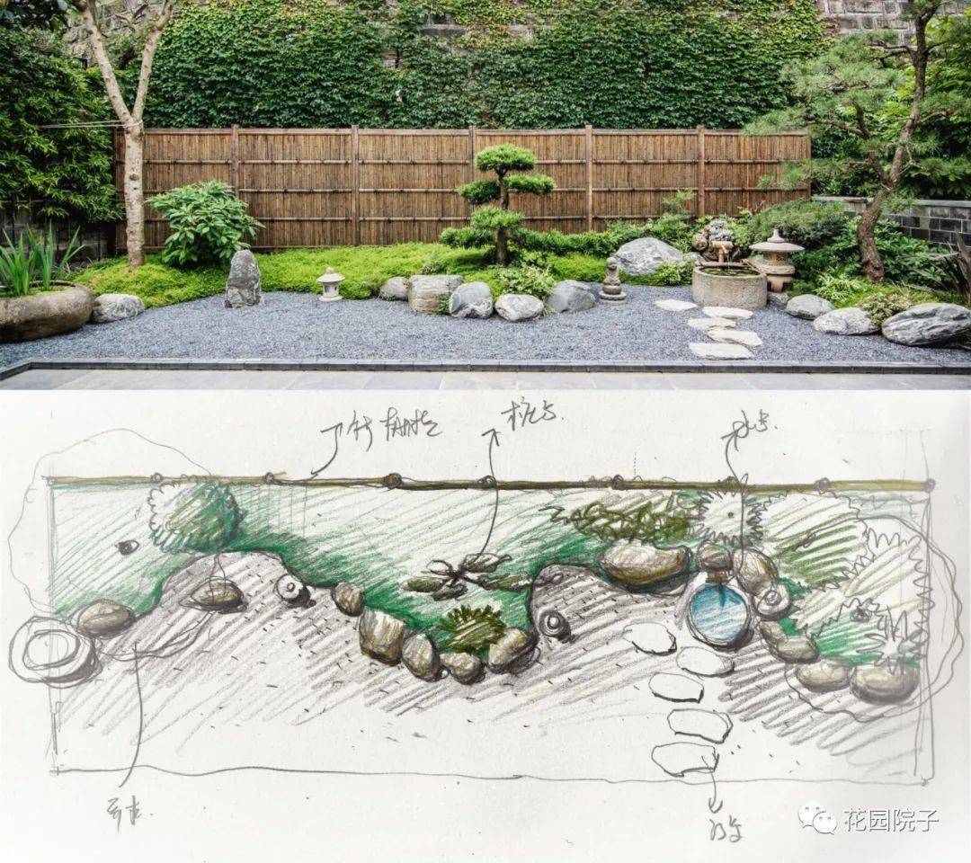 枯山水庭院设计手绘课夏季招生中