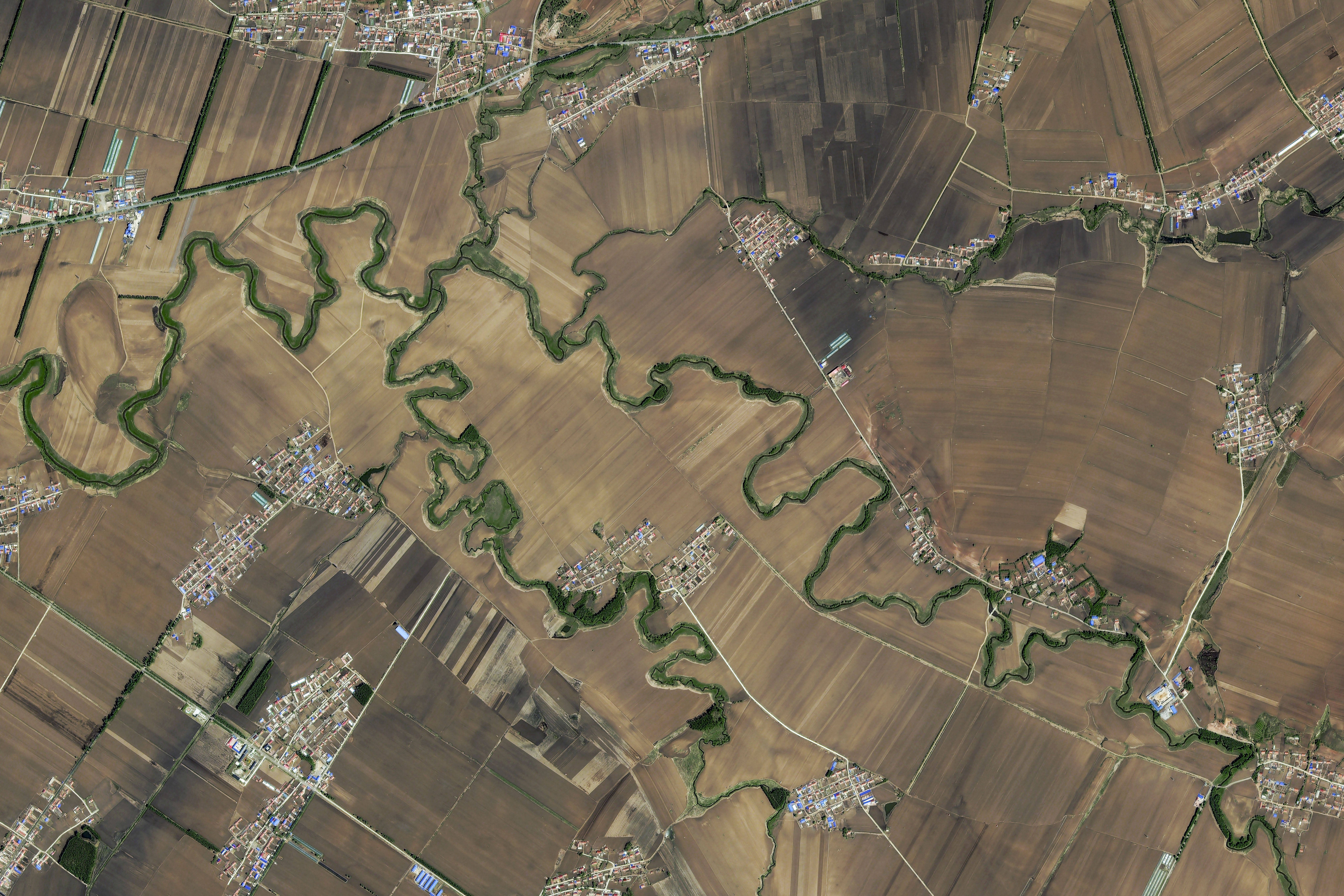 农田保护区卫星图图片