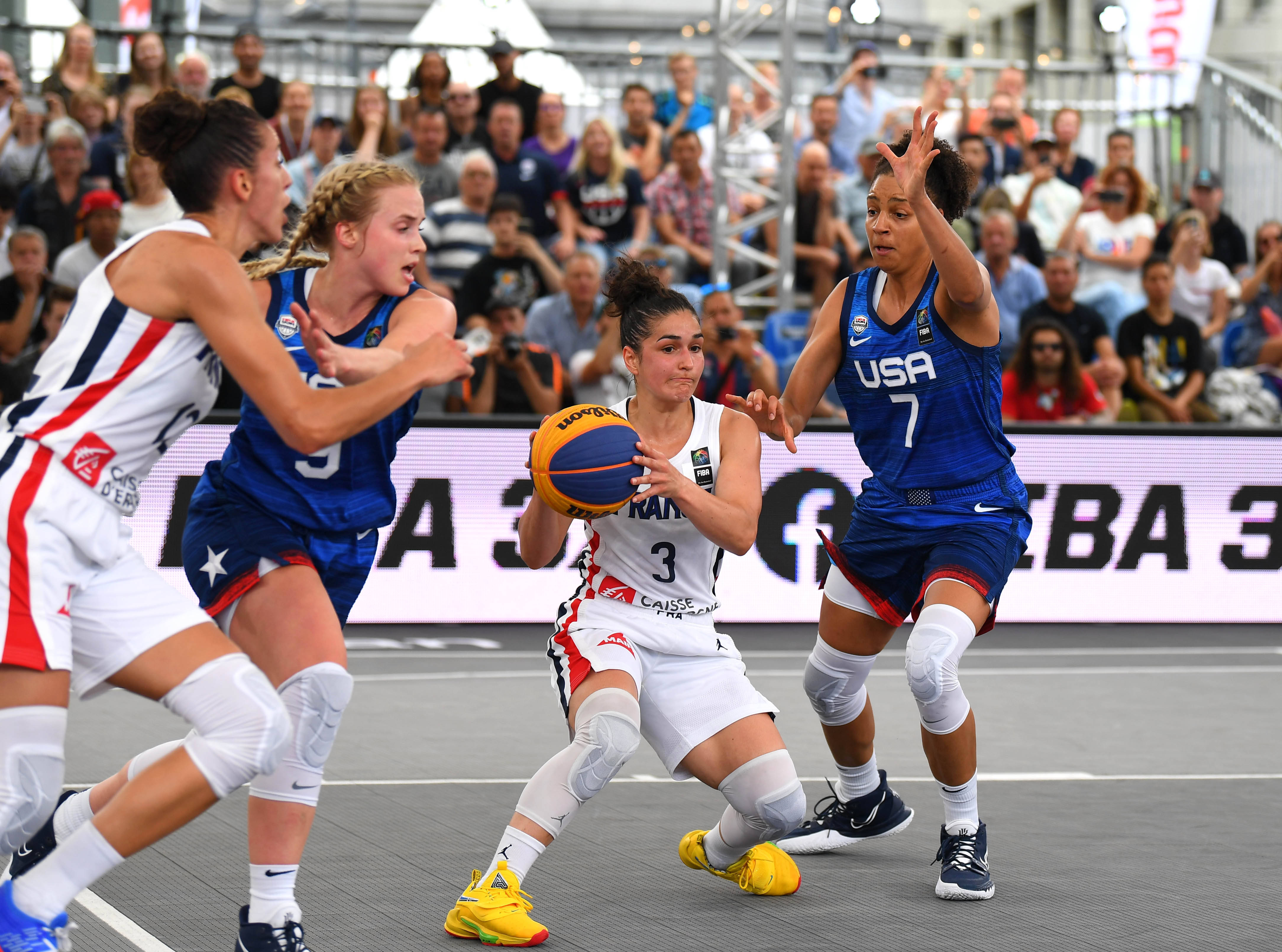 篮球——三人篮球世界杯女子组：美国队胜法国队