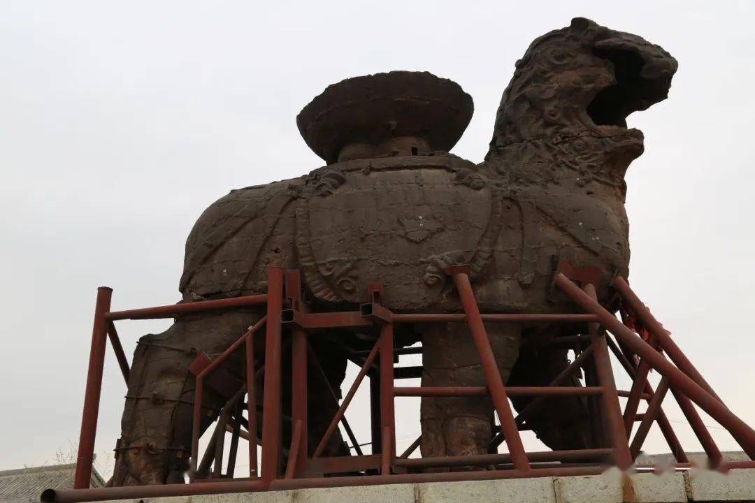 沧州市沧县沧州铁狮子,铁钱库,登瀛桥,纪晓岚墓地_小拱_神道碑_墓碑