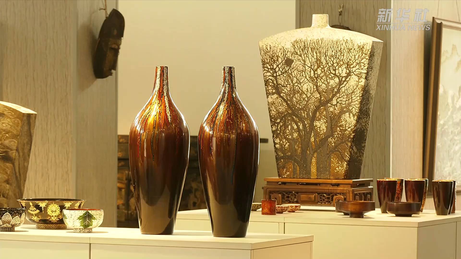 大美非遗平遥推光漆器再现流光溢彩