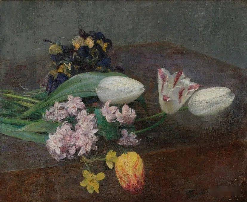 写生啦静物是安静的生命亨利方丹拉图尔henrifantinlatour作品欣赏