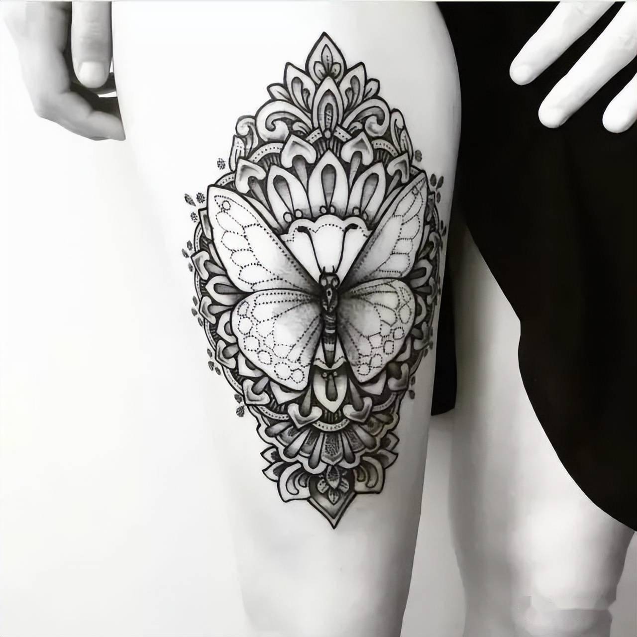 看呆强迫症患者的纹身:曼陀罗