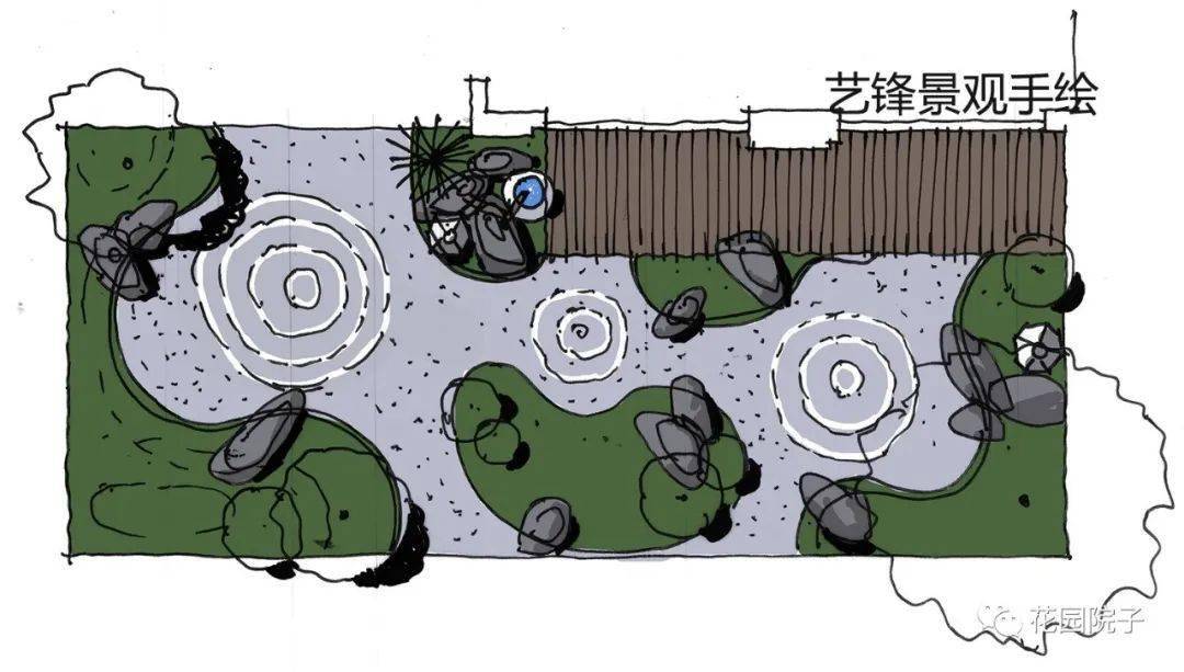 枯山水庭院设计 手绘课,夏季招生中~~~_日式_造景_课程