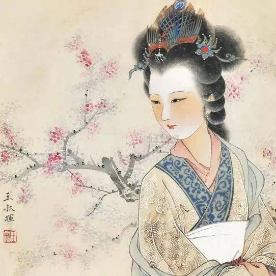 工笔重彩,笔下仕女 | 叔晖的艺术之赏!_王叔晖_人物_中国