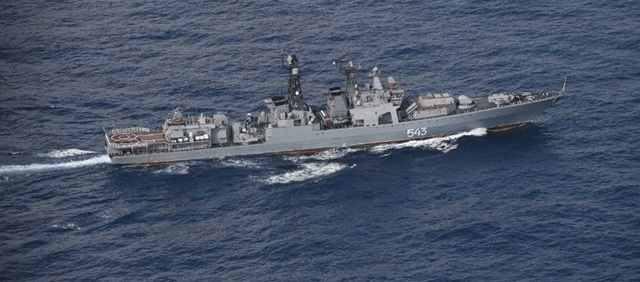 日防卫省首次公布：俄军舰通过冲绳与那国岛和西表岛之间海域