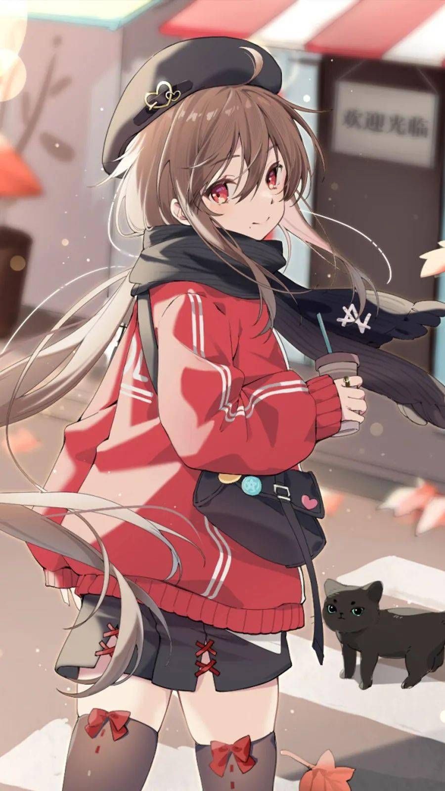 乐正绫壁纸赏析乐正司百曲绫动万年红