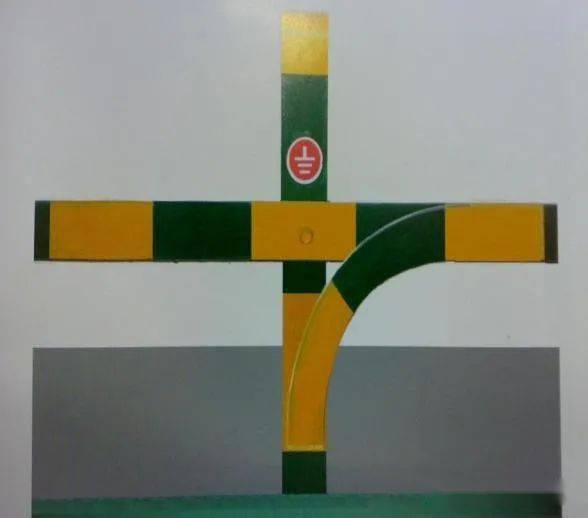 电气井桥架及母线接地利用竖井垂直敷设的镀锌扁铁作为接地体,将母线