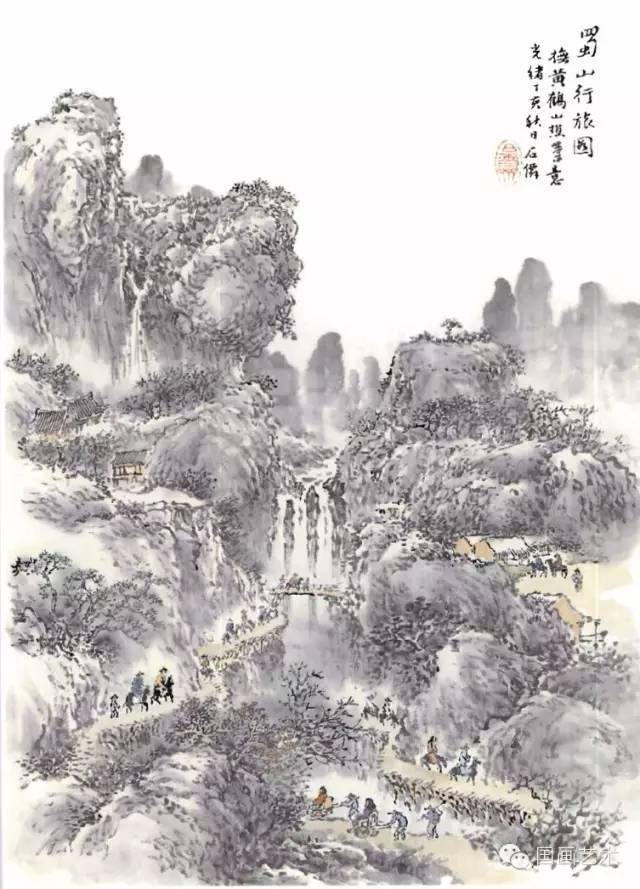 吴蓬国画作品欣赏图片