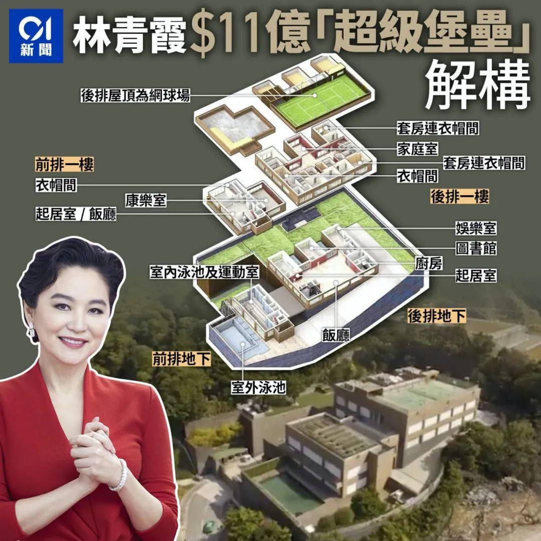 半山豪宅突发大火,林青霞"超级皇宫"曝光,震撼全城_香港_大宅_包括