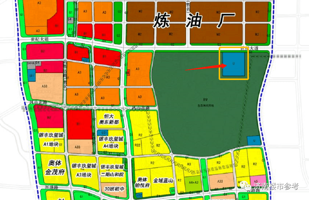 济南长岭山公园规划图片