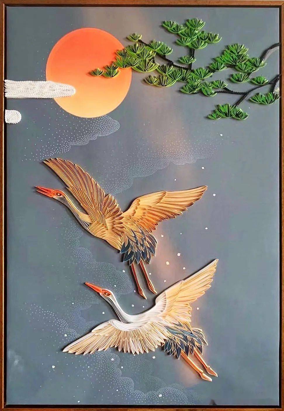 北京读者李小娟的衍纸作品欣赏