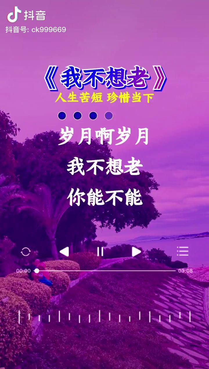 心若年轻,岁月不老;心若不老,快乐到老我不想老 听哭了 情感音乐 伤感