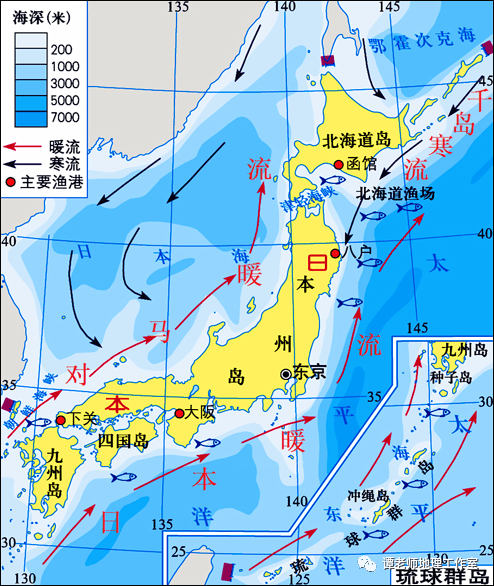 日本与中国地图位置图片