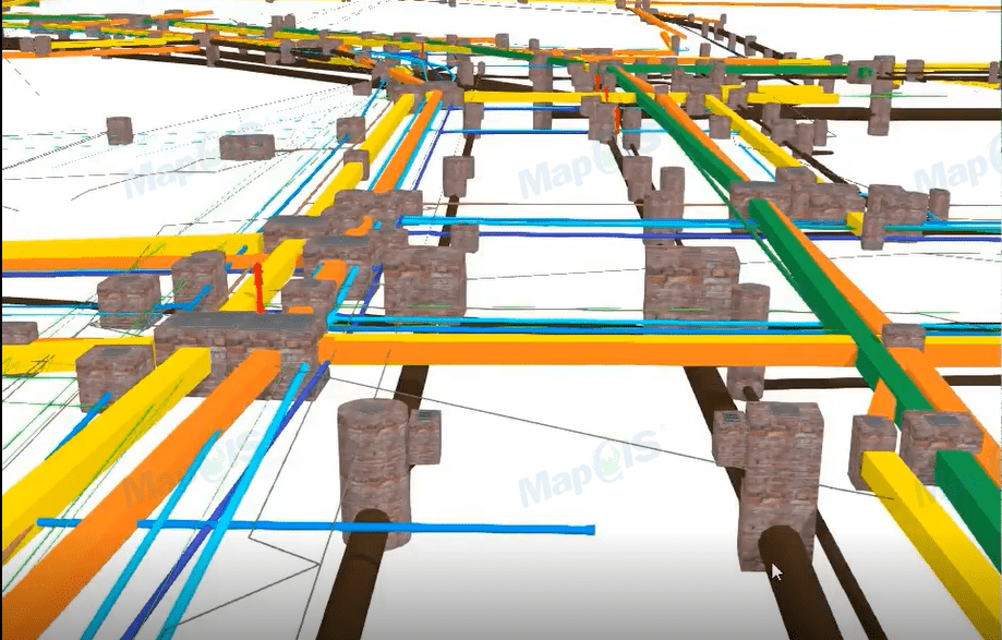 mapgis三维管线建模,唤醒城市地下管线脉搏_模型_管网_数据