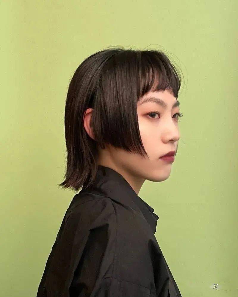 "八大网红刘海短发"_脸型_种古_精怪