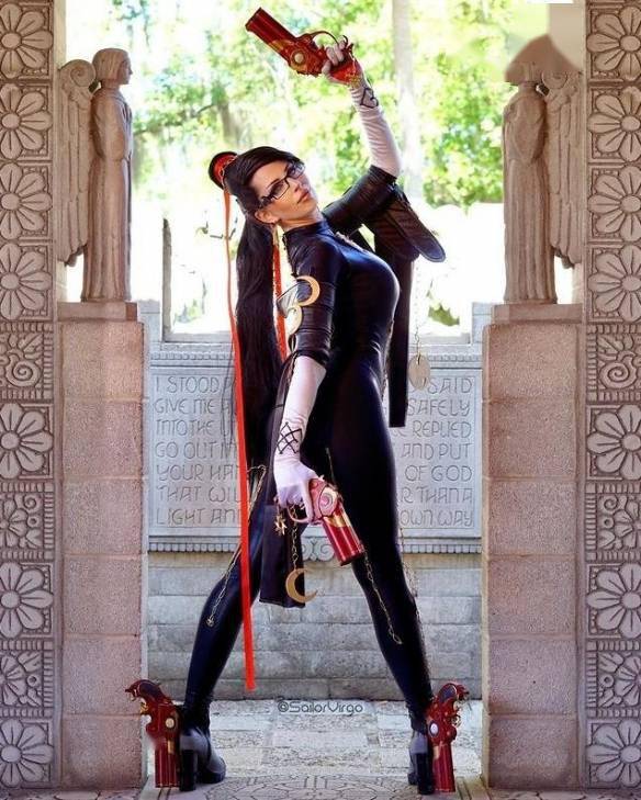 国外御姐cos《猎天使魔女》贝姐:完美还原傲人身材_sailor_virgo_妮塔