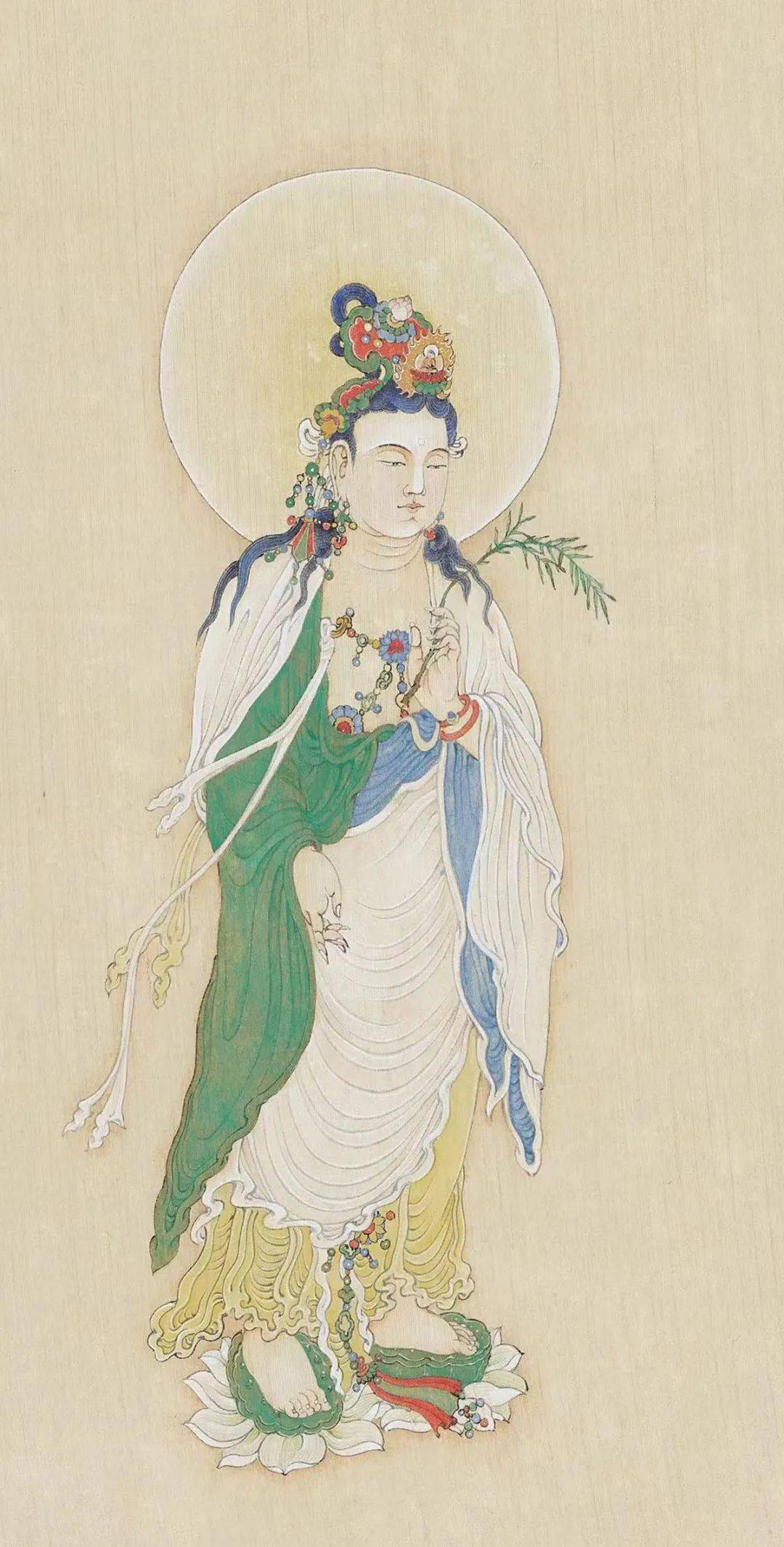 赏析丨杭州佛学院艺术院观音作品