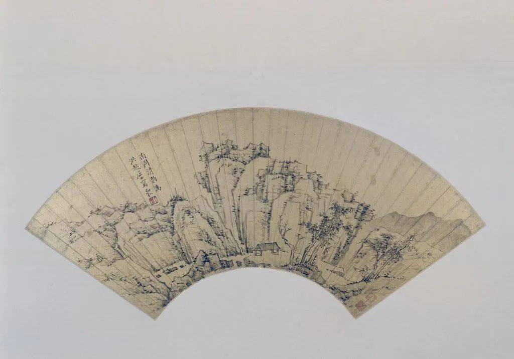 故宫馆藏：明清名家扇面山水赏析_搜狐网