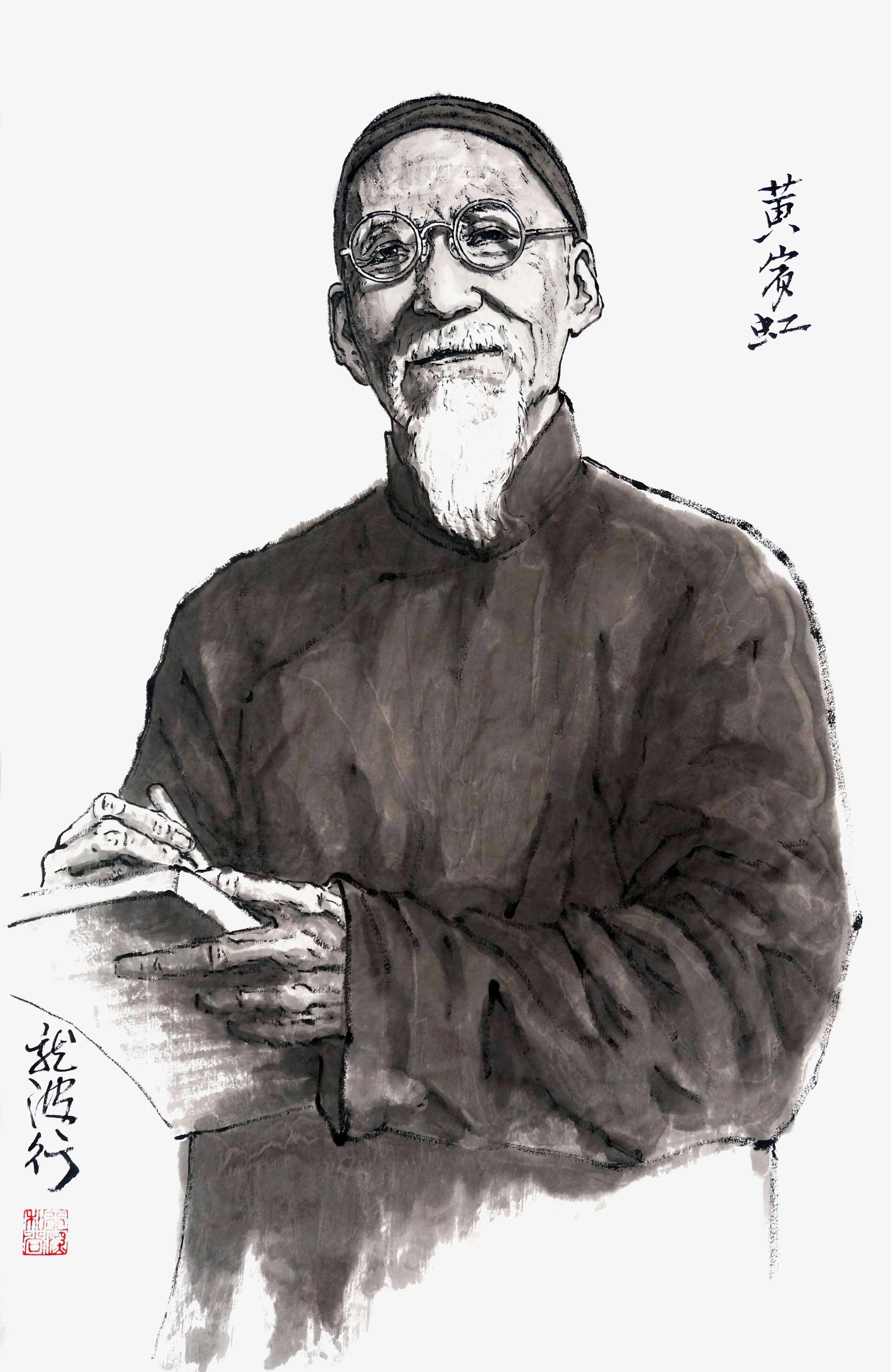 陈忠实素描头像图片