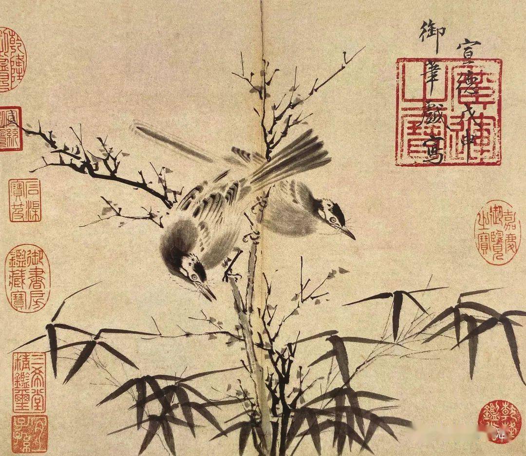 【书画世界】林良花鸟画师承及笔墨真伪辨析_绘画_水墨_作品
