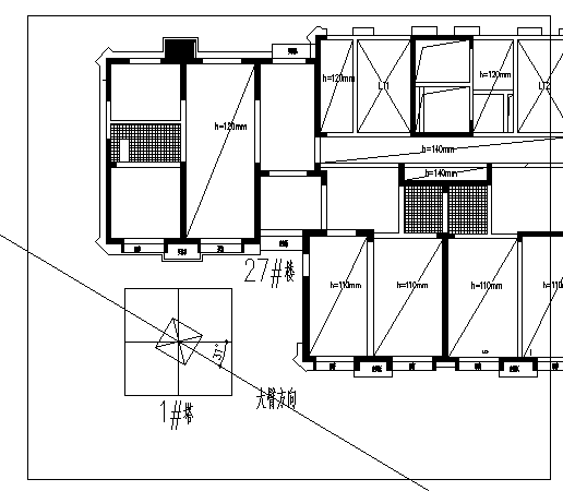 塔吊布置有困难学学塔吊同轴心旋转布置法