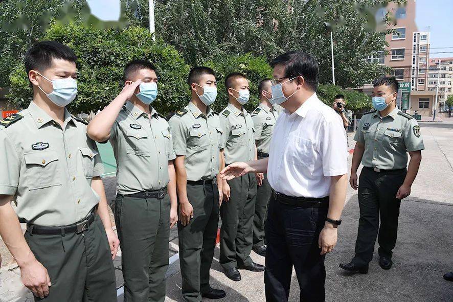 区委书记张聪走访慰问驻宣部队_建设_宣化_人民