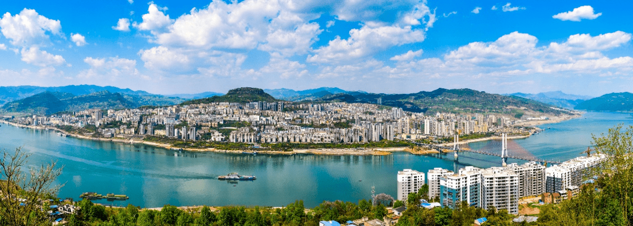 走進縣城看發展丨重慶雲陽:青山邁步景城中 開窗放入大江來_雲陽縣