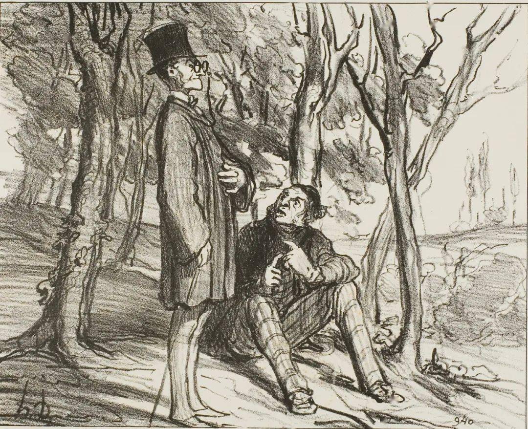 奥诺雷杜米埃的素描