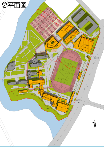 宁波市北仑区柴桥中学拟在现状柴桥中学,利用学校西南侧地块进行扩建.