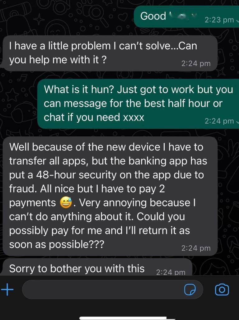 来自马来西亚的骚扰短信