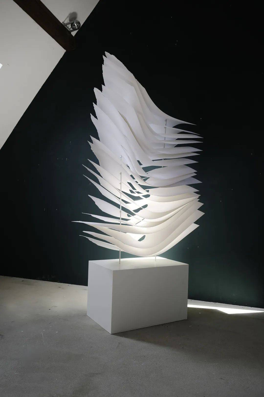 在空间撕裂展中感受纸之魅angelaglajcar纸雕的更高境界是与地心引力