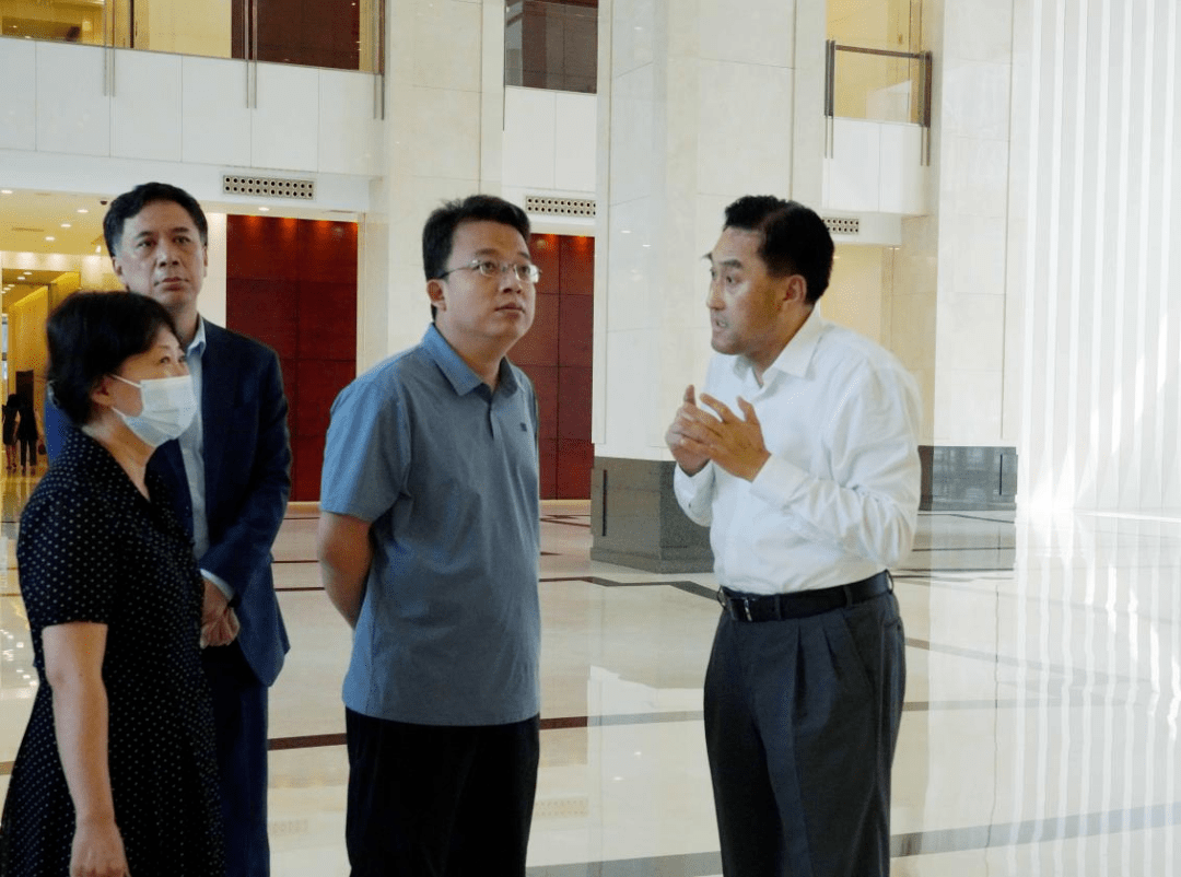 西城区委常委,统战部部长王波同志走访统战代表人士_英蓝_于志强_企业