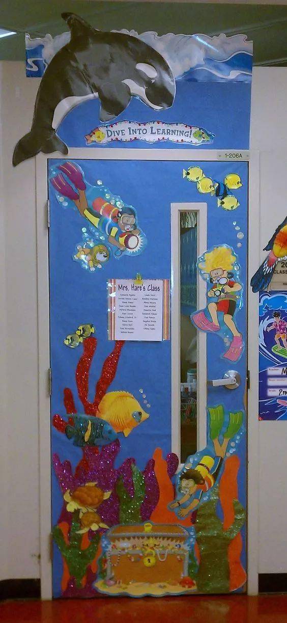 【海洋环创】80张幼儿园海洋风环创图片,大有用处,教师速速收藏!