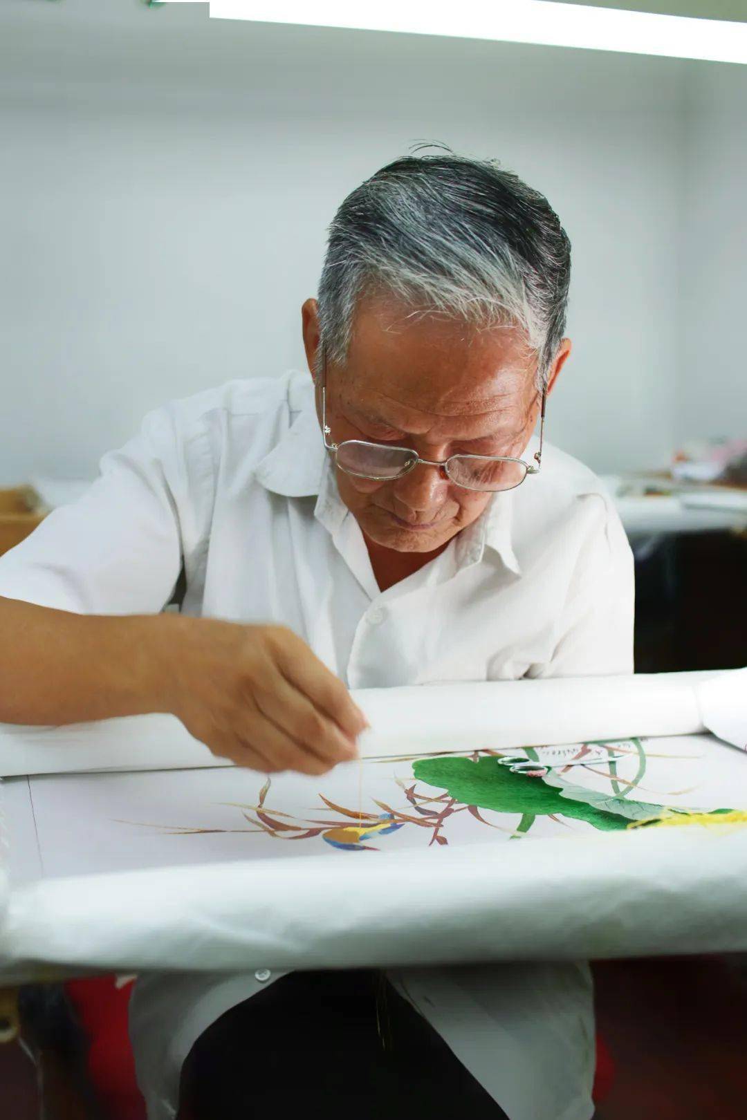 广绣还融入西洋绘画技法