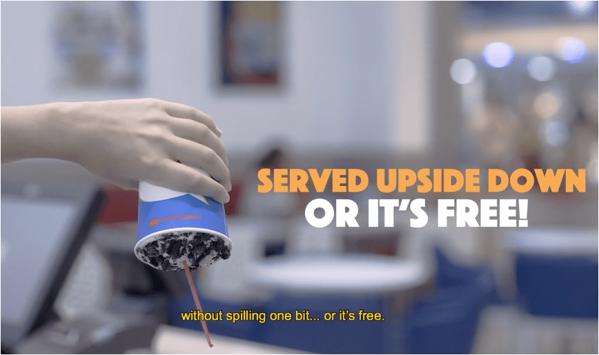 DQ冰淇淋的「倒杯不洒」，是如何成为经典营销案例的？_Beebee_举动_Dairy